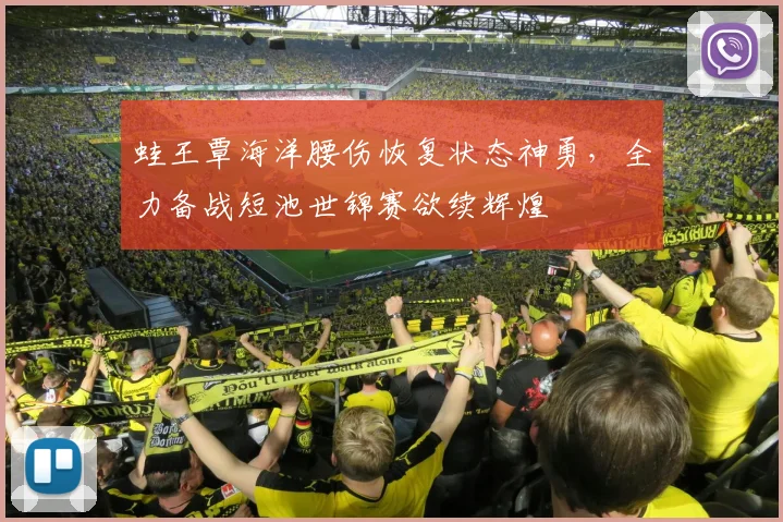 蛙王覃海洋腰伤恢复状态神勇，全力备战短池世锦赛欲续辉煌